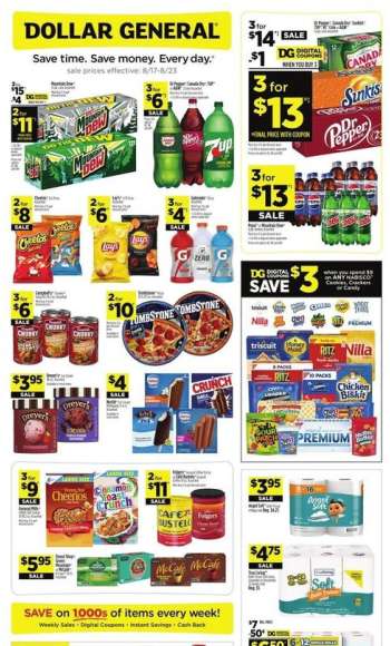 Dollar General Flyer - 08/17/2025 - 08/23/2025.