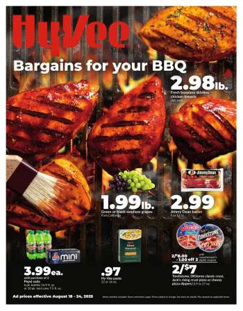 Hy-Vee Flyer - 08/18/2025 - 08/24/2025.