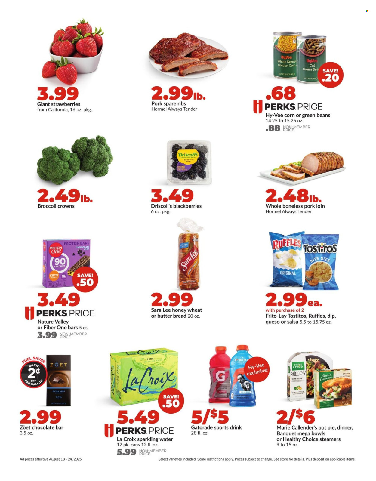 Hy-Vee ad - 08/18/2025 - 08/24/2025. Page 2
