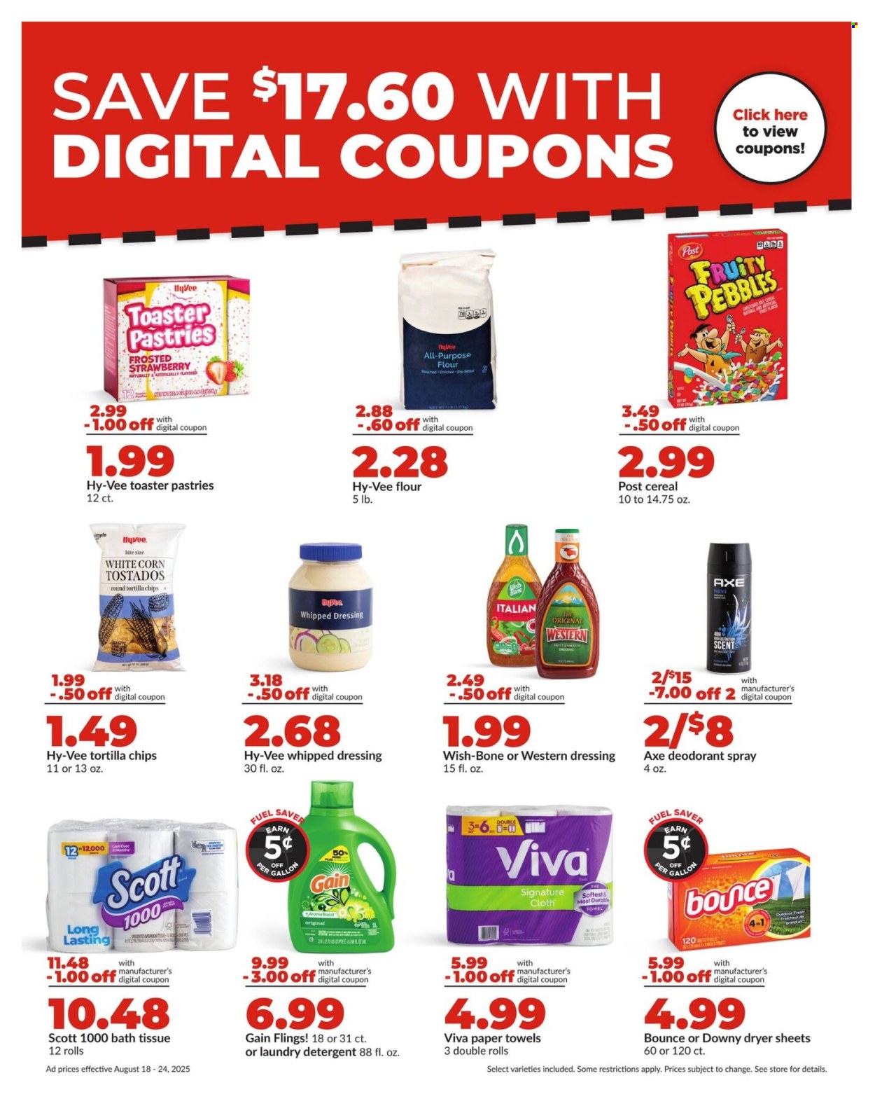 Hy-Vee ad - 08/18/2025 - 08/24/2025. Page 5