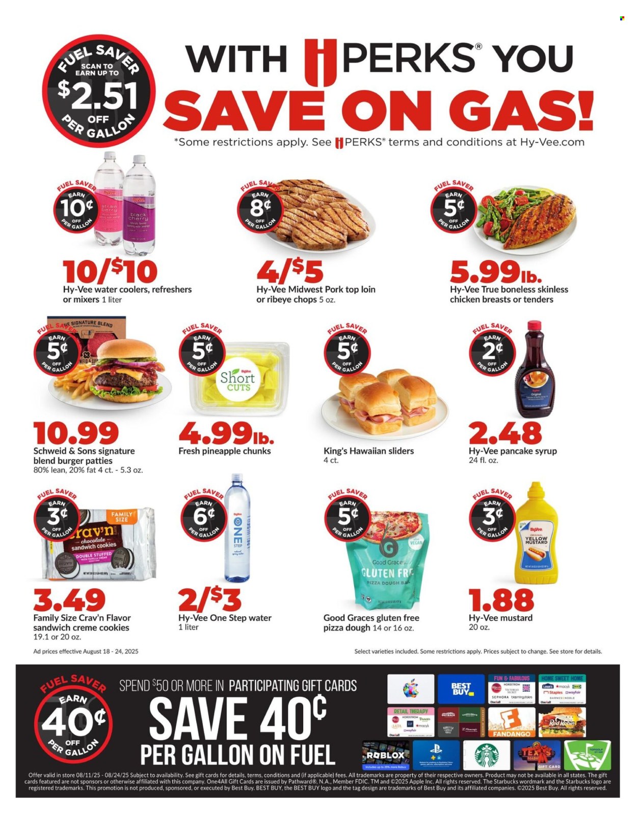 Hy-Vee ad - 08/18/2025 - 08/24/2025. Page 6