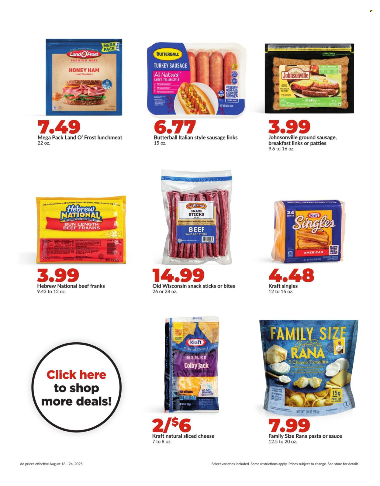 Hy-Vee ad - 08/18/2025 - 08/24/2025. Page 10