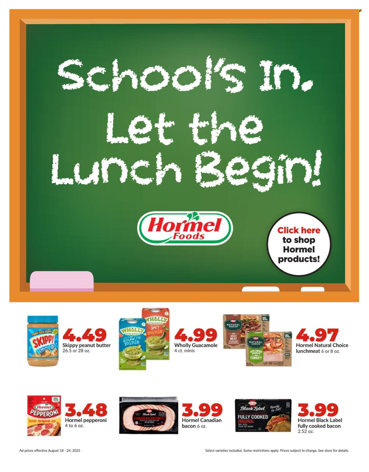 Hy-Vee ad - 08/18/2025 - 08/24/2025. Page 12