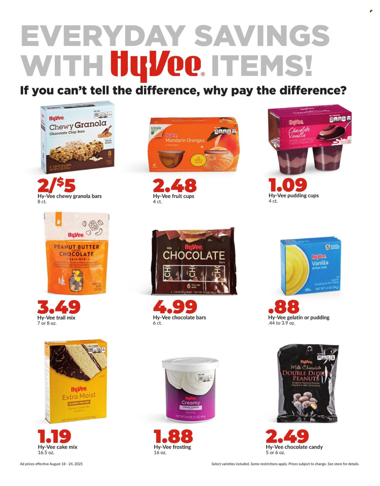Hy-Vee ad - 08/18/2025 - 08/24/2025. Page 17