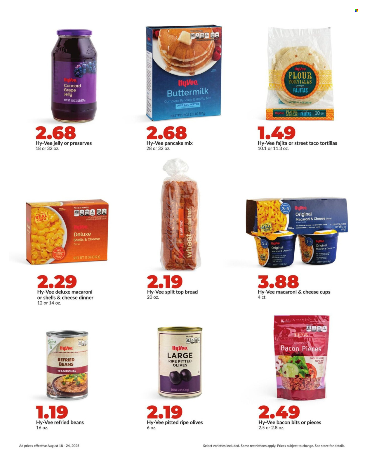 Hy-Vee ad - 08/18/2025 - 08/24/2025. Page 18