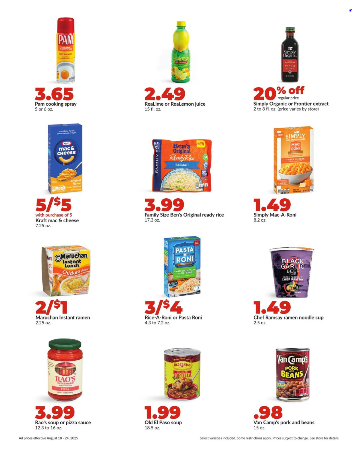 Hy-Vee ad - 08/18/2025 - 08/24/2025. Page 22