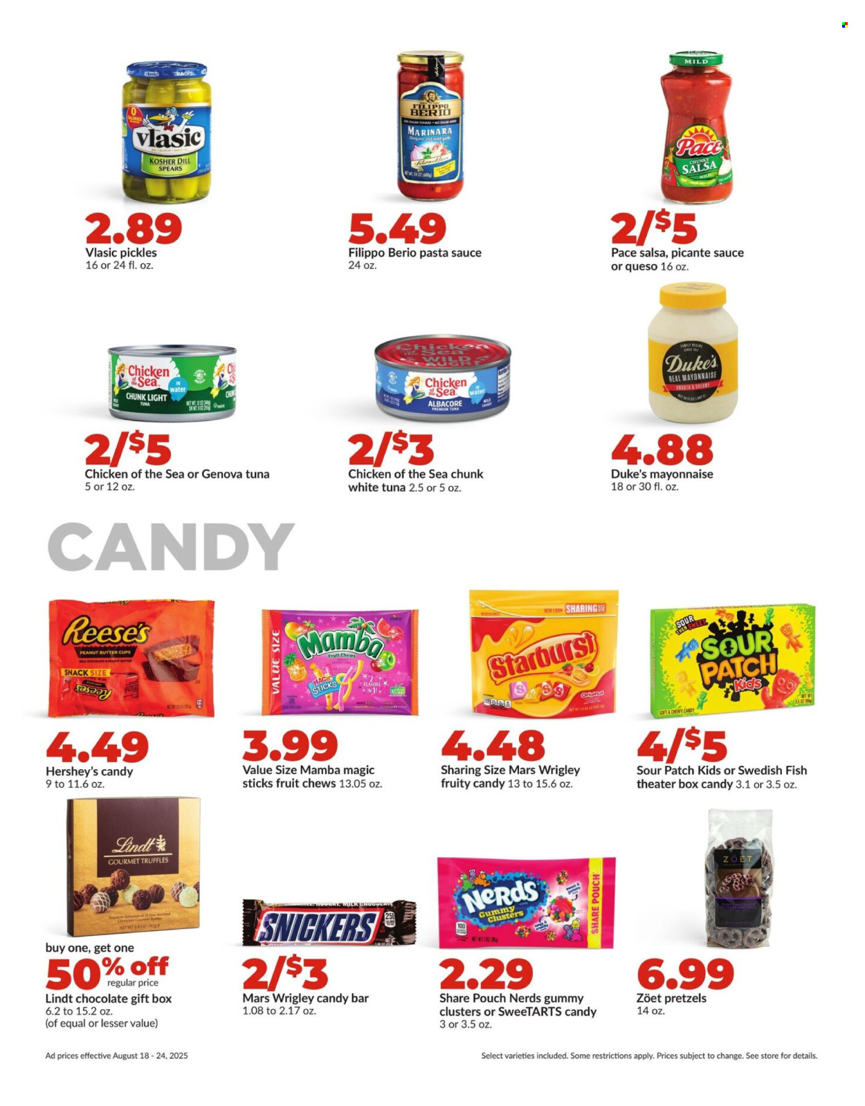 Hy-Vee ad - 08/18/2025 - 08/24/2025. Page 24