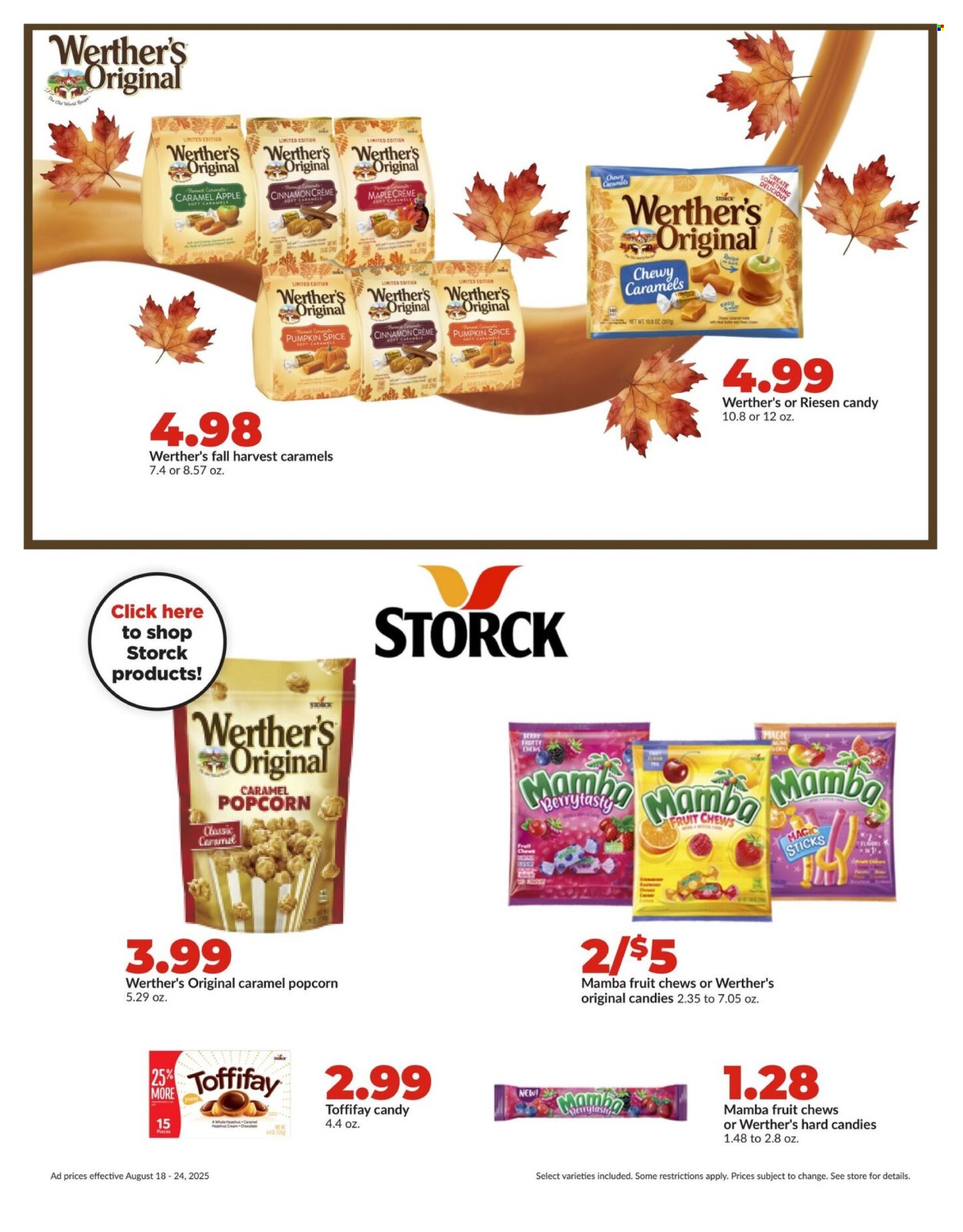 Hy-Vee ad - 08/18/2025 - 08/24/2025. Page 25