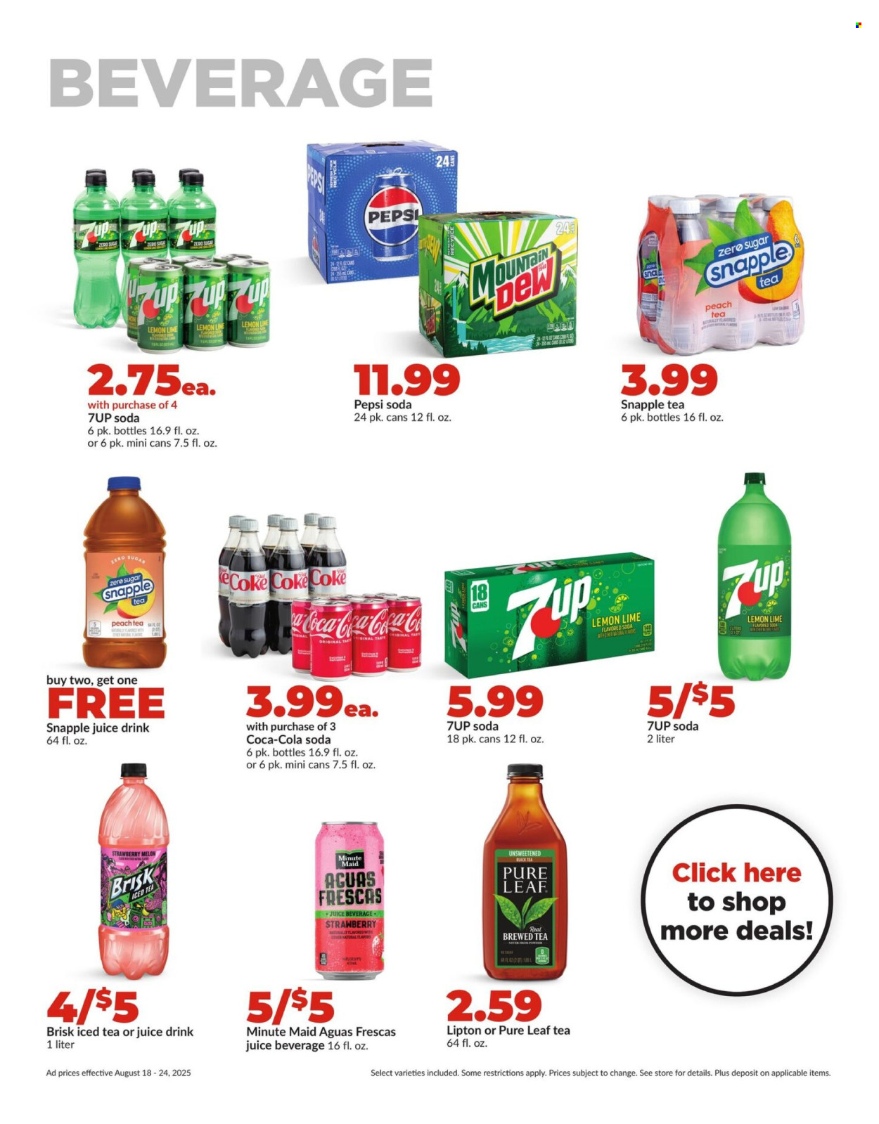 Hy-Vee ad - 08/18/2025 - 08/24/2025. Page 26