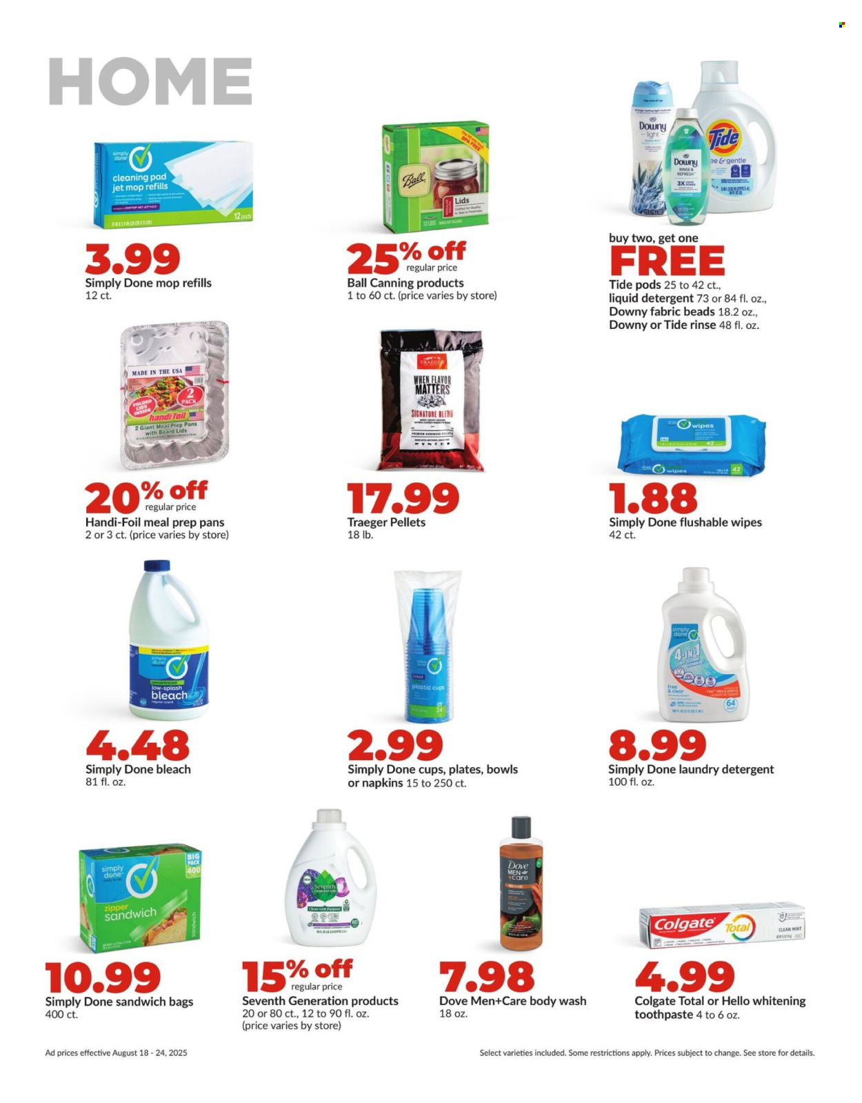 Hy-Vee ad - 08/18/2025 - 08/24/2025. Page 35