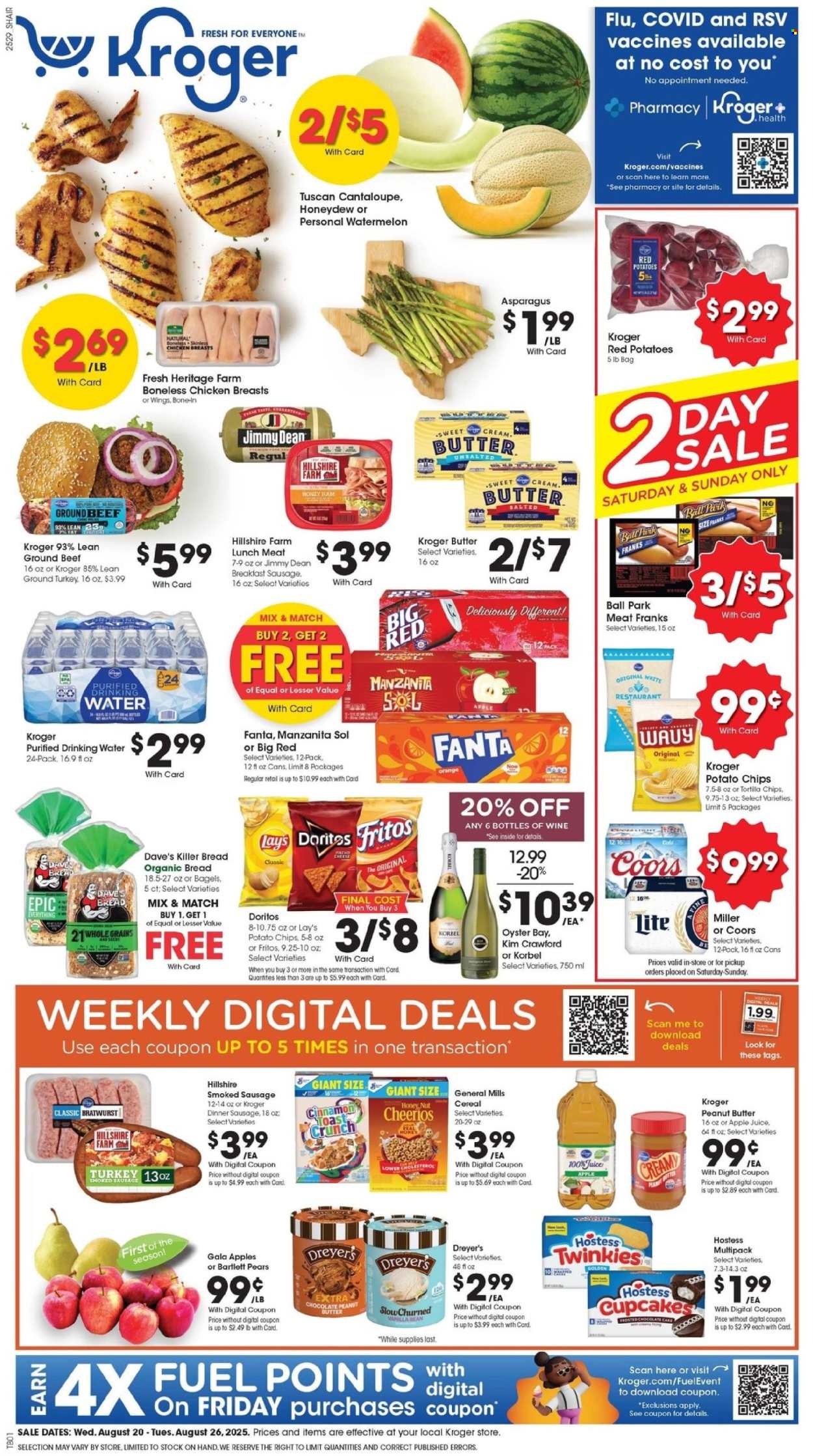 Kroger ad - 08/20/2025 - 08/26/2025. Page 1