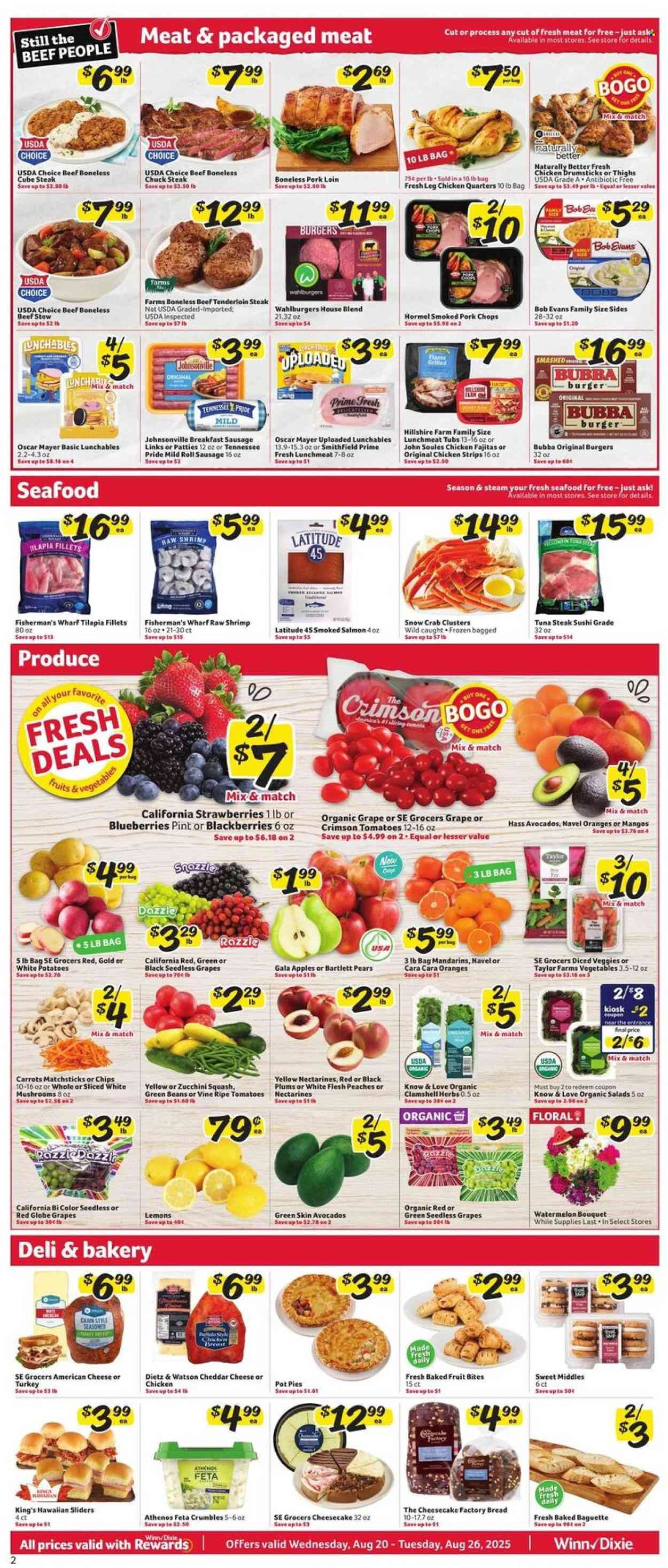 Winn Dixie ad - 08/20/2025 - 08/26/2025. Page 2
