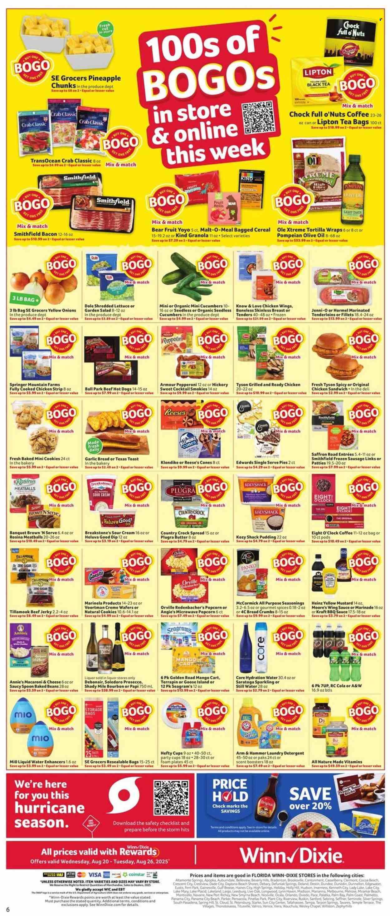 Winn Dixie ad - 08/20/2025 - 08/26/2025. Page 6
