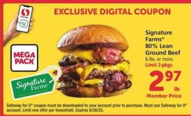 Signature Farms 80% Lean Ground Beef