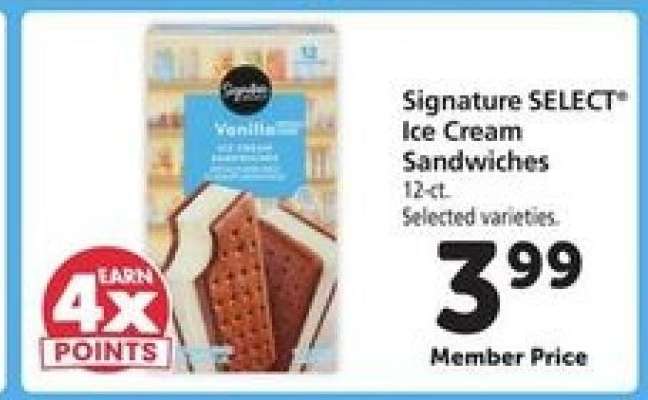 Signature SELECT Ice Cream Sandwiches