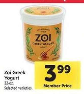 Zoi Greek Yogurt