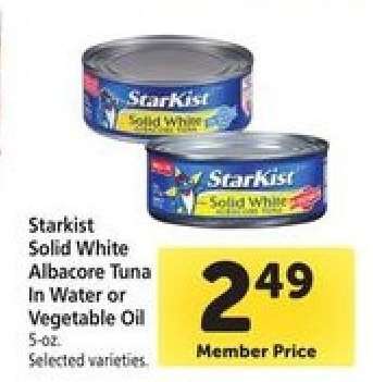 StarKist Solid White Albacore Tuna