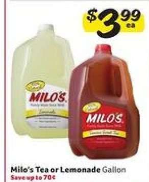 Milo's Tea or Lemonade