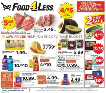 thumbnail - Food 4 Less Ad - Weekly Ad