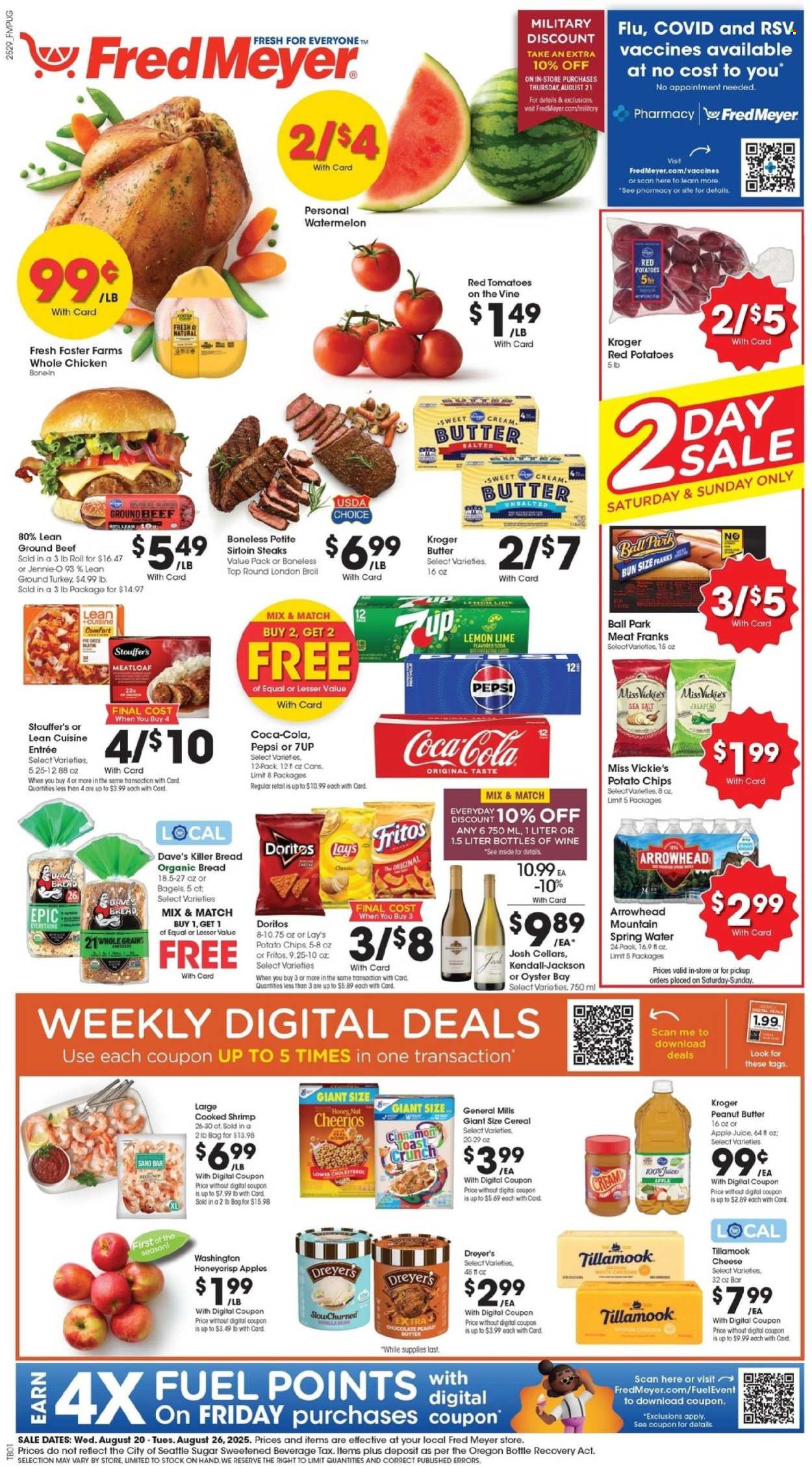 Fred Meyer ad - 08/20/2025 - 08/26/2025. Page 1