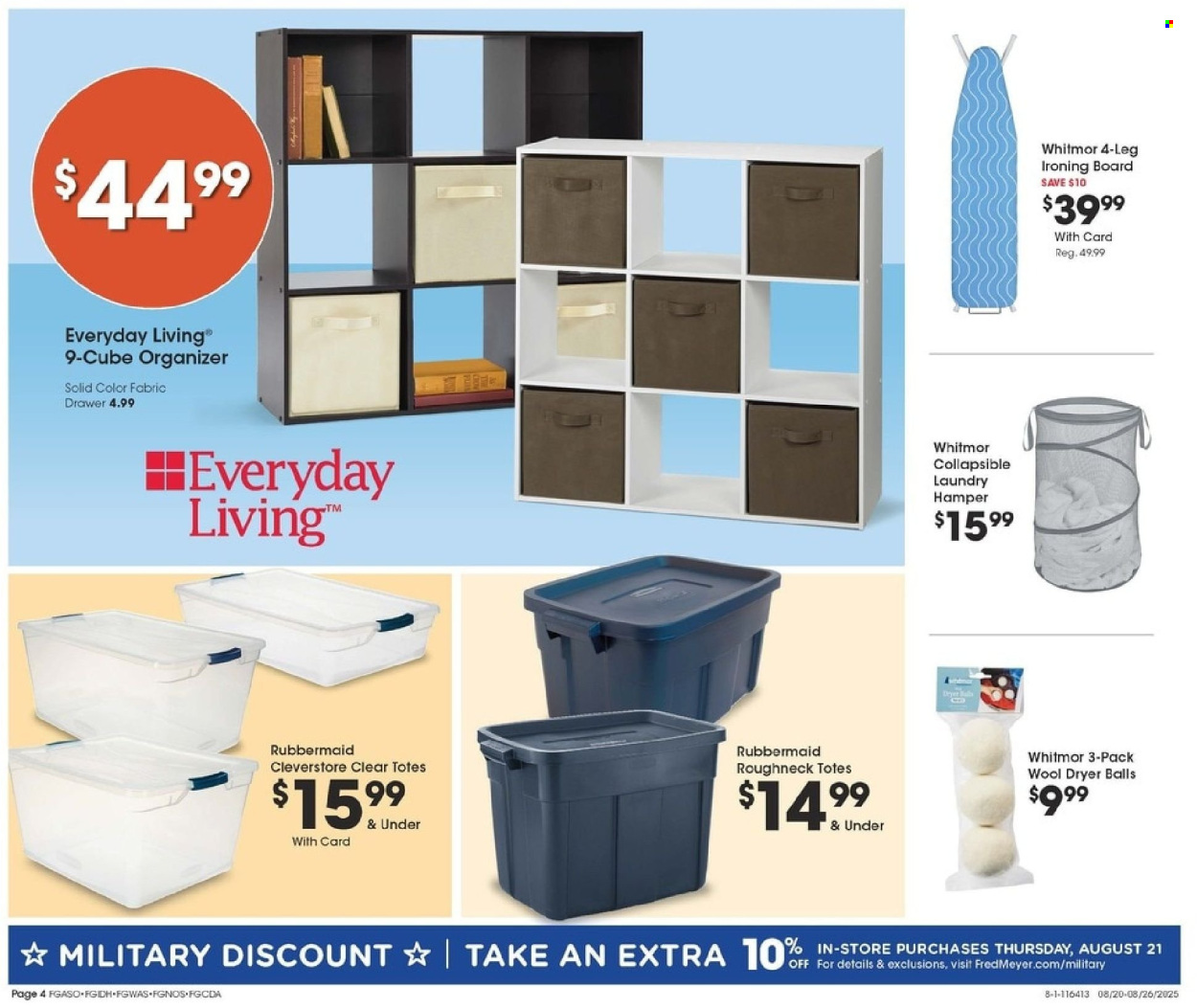 Fred Meyer ad - 08/20/2025 - 08/26/2025. Page 4