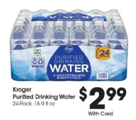 Kroger Purified Drinking Water