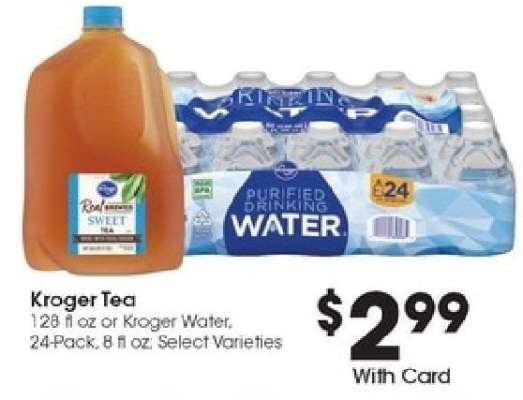 Kroger Tea or Kroger Water