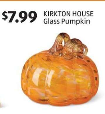 KIRKTON HOUSE Glass Pumpkin