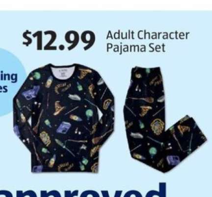 Adult Character Pajama Set