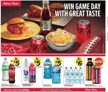 Winn Dixie Flyer - 08/20/2025 - 09/02/2025.
