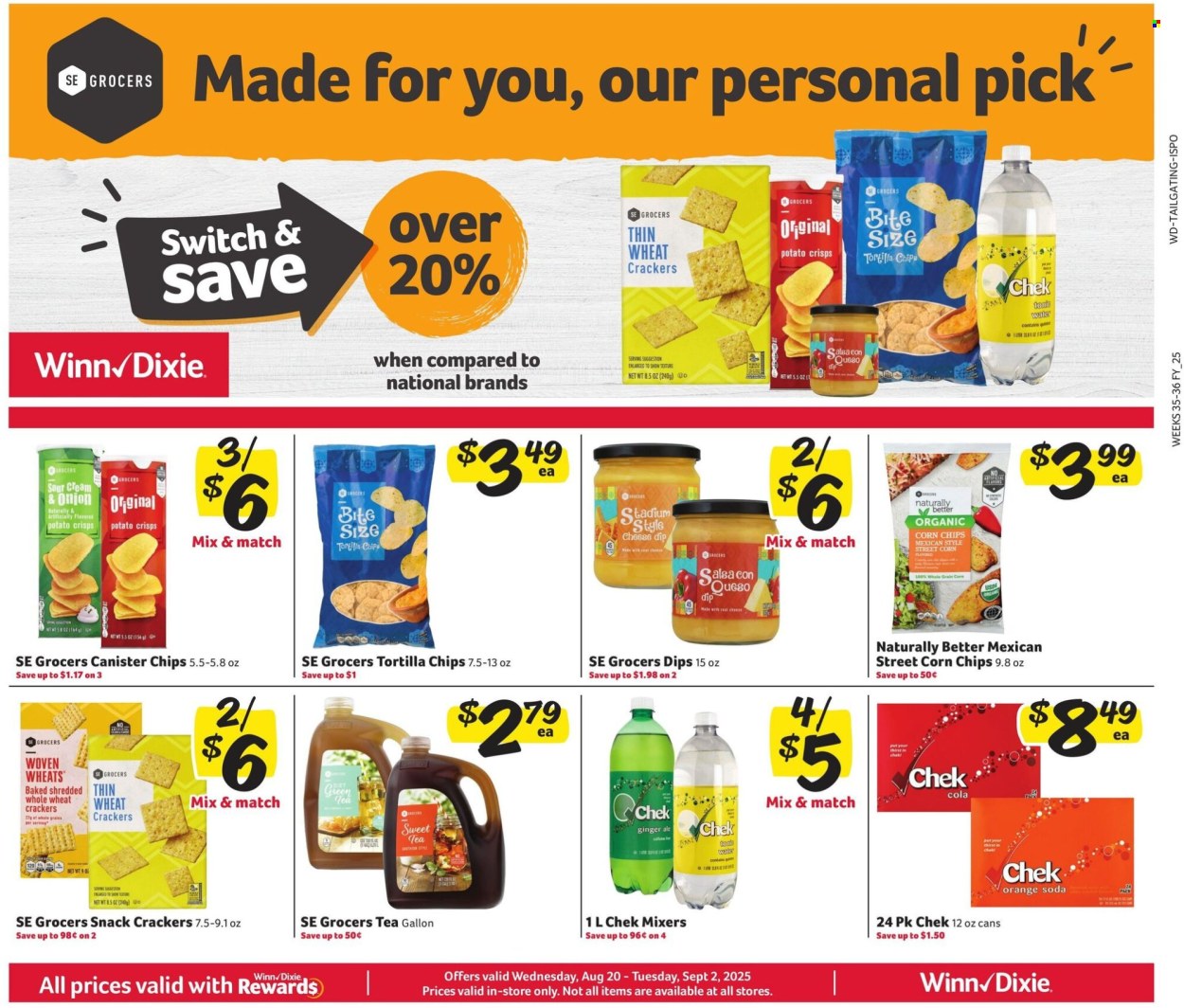 Winn Dixie ad - 08/20/2025 - 09/02/2025. Page 6
