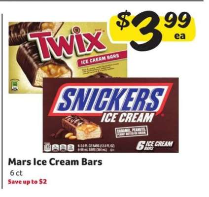 Mars Ice Cream Bars