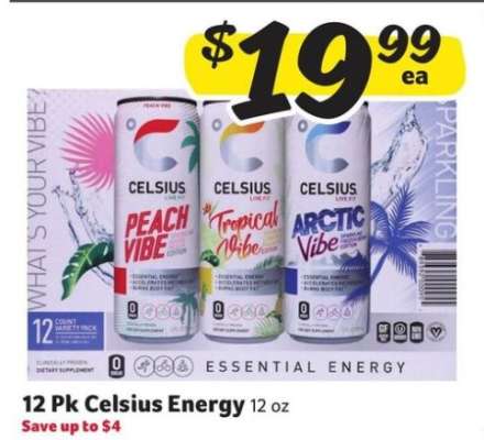 12 Pk Celsius Energy