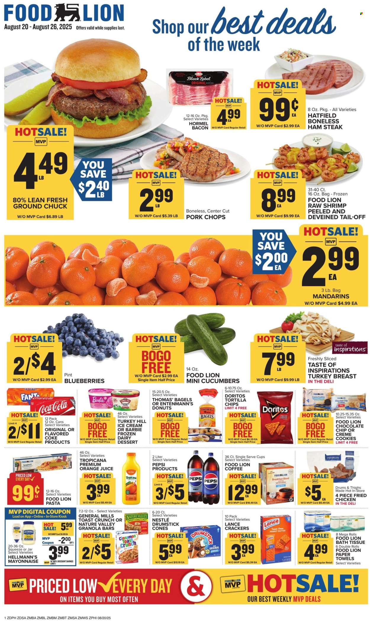 Food Lion ad - 08/20/2025 - 08/26/2025. Page 1