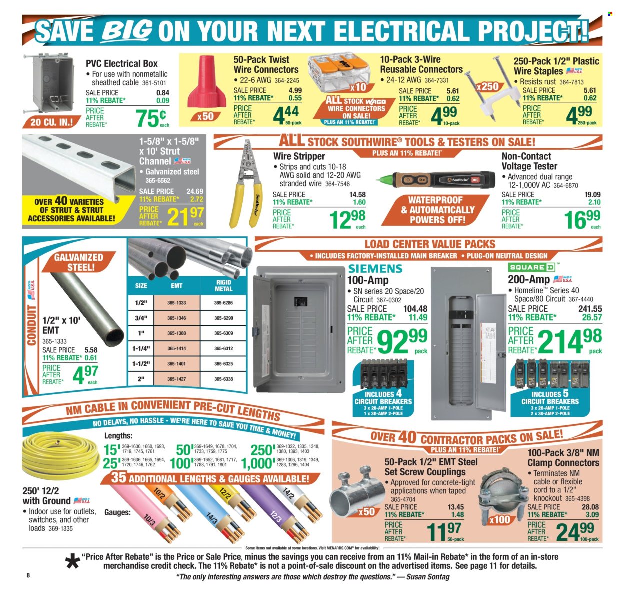 Menards ad - 08/21/2025 - 09/01/2025. Page 12