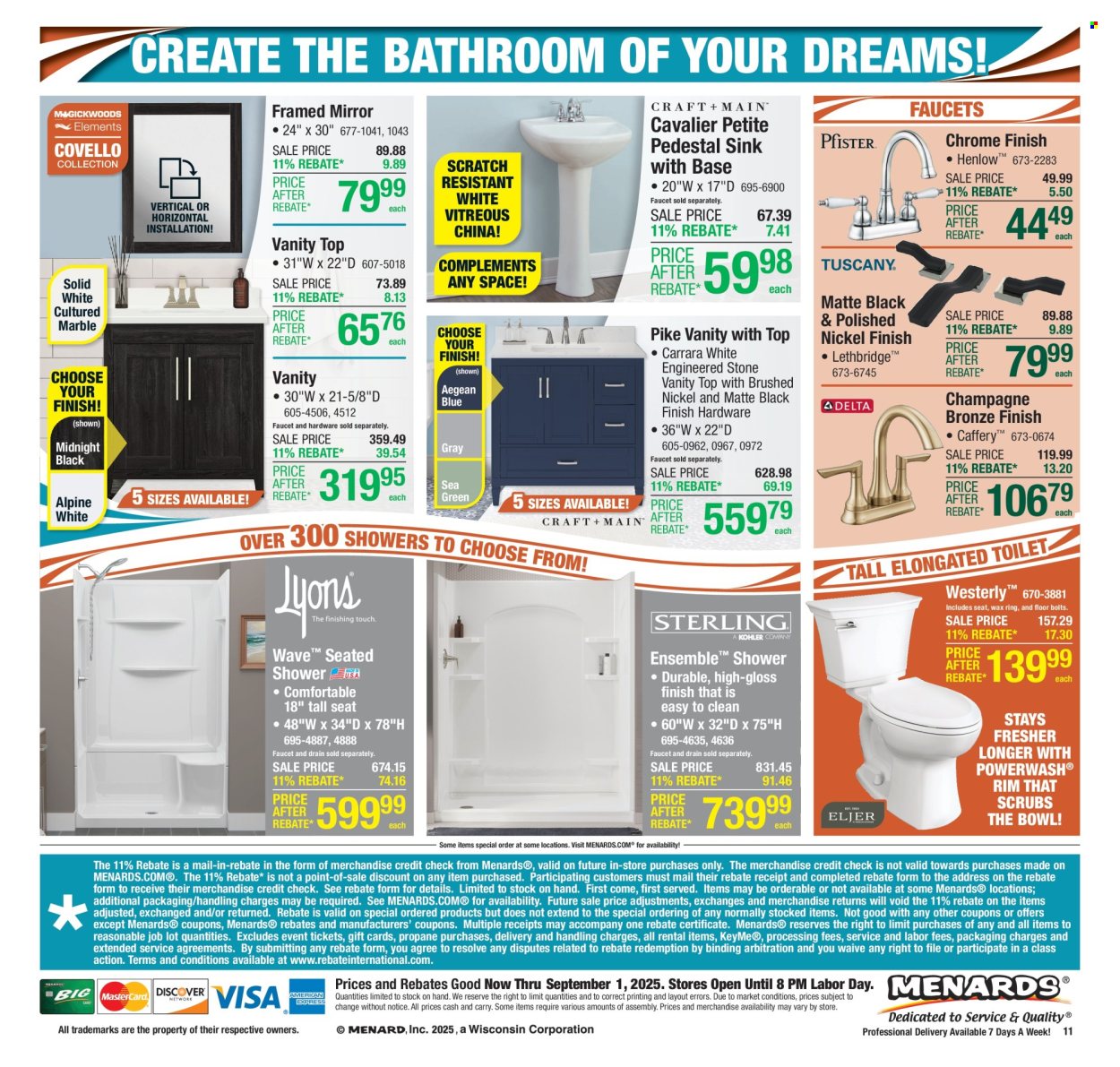 Menards ad - 08/21/2025 - 09/01/2025. Page 18