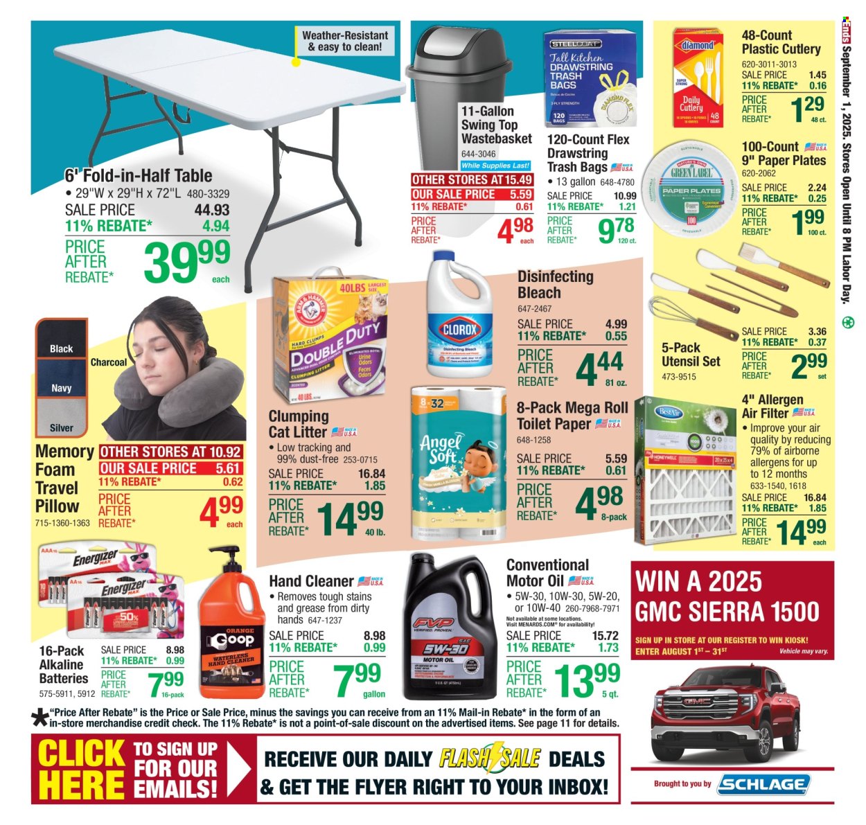 Menards ad - 08/21/2025 - 09/01/2025. Page 20