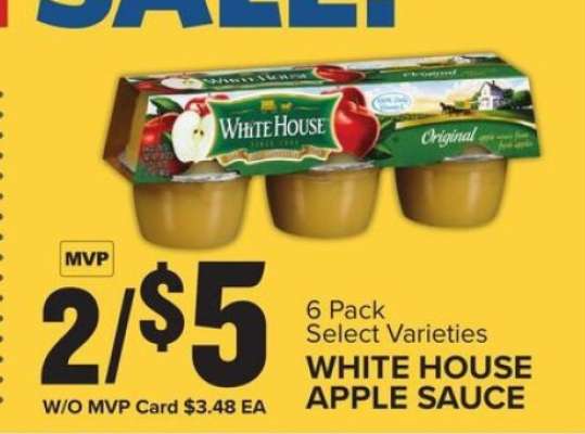 WHITE HOUSE APPLE SAUCE