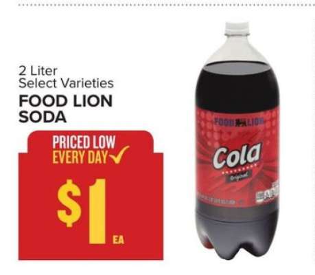 FOOD LION SODA