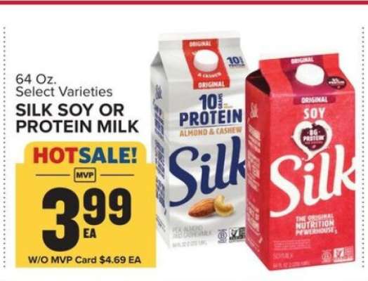 Silk Soy or Protein Milk