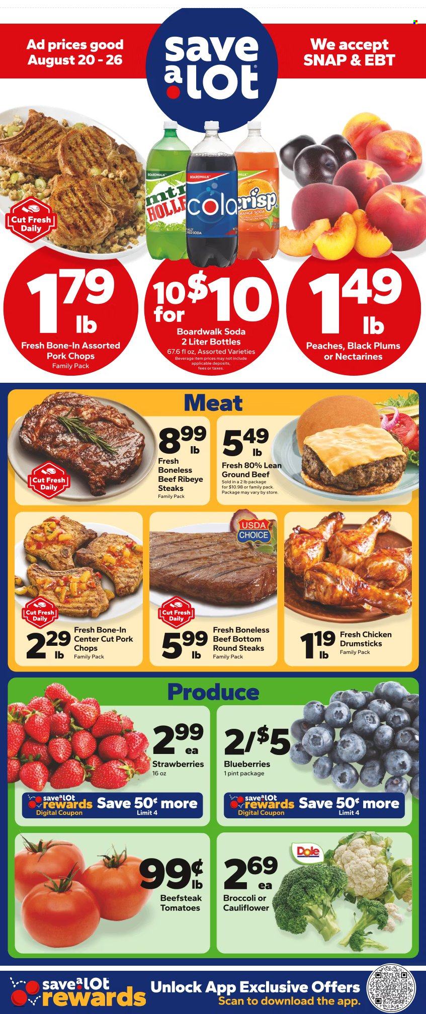 Save a Lot ad - 08/20/2025 - 08/26/2025. Page 1