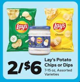 Lay's Potato Chips or Dips