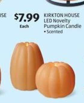 KIRKTON HOUSE LED Novelty Pumpkin Candle