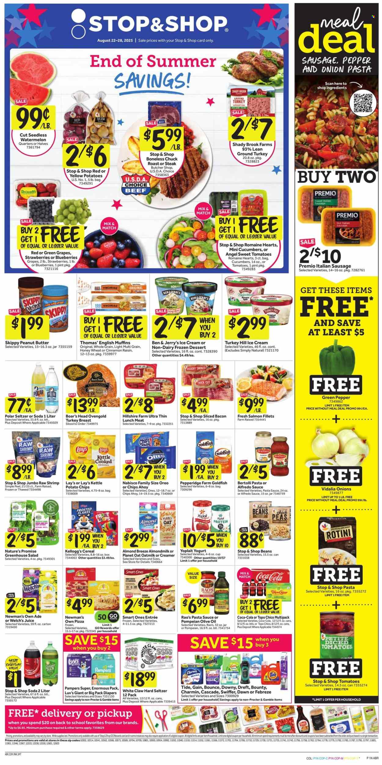 Stop & Shop ad - 08/22/2025 - 08/28/2025. Page 1