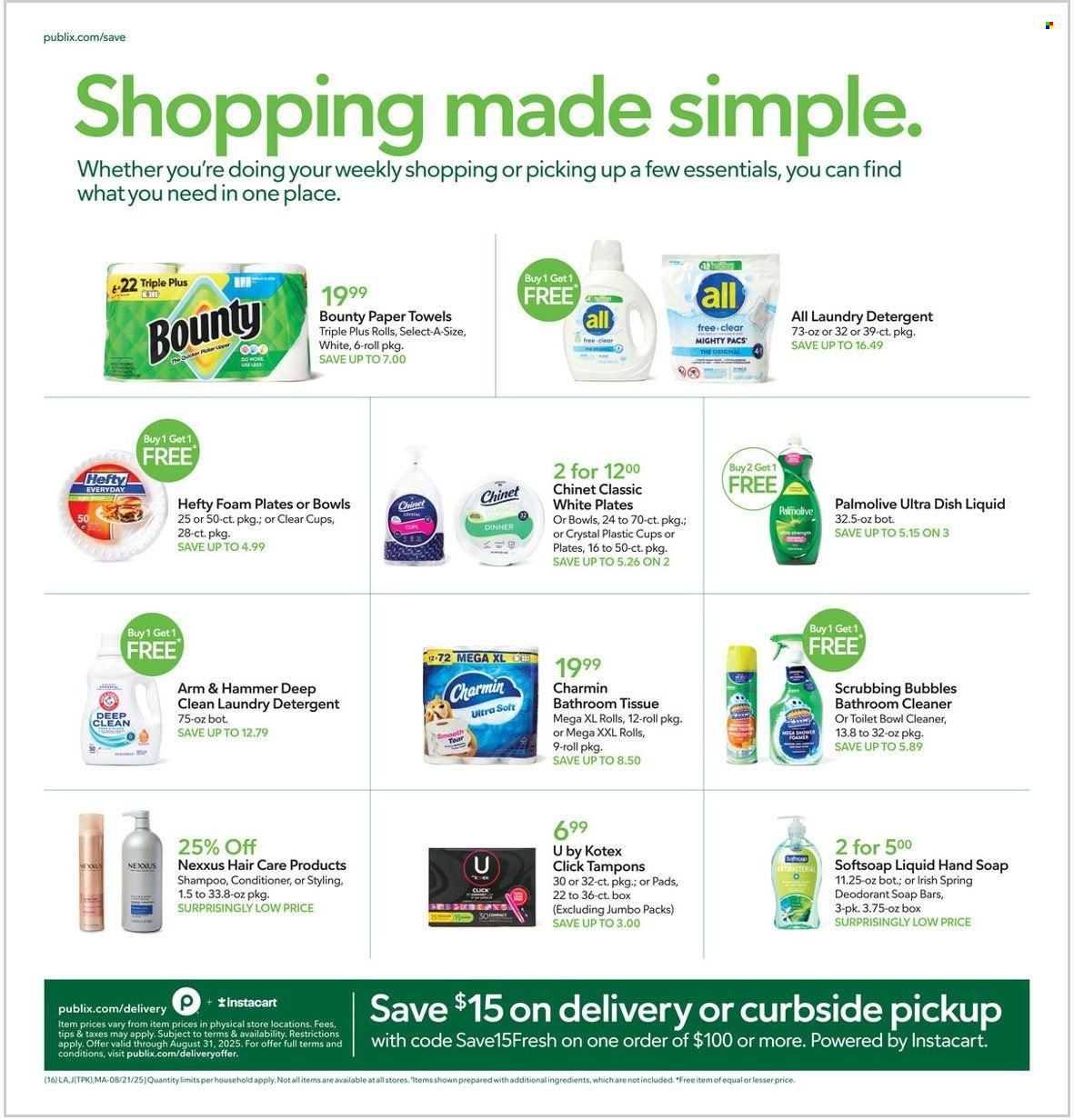Publix ad - 08/21/2025 - 08/27/2025. Page 16