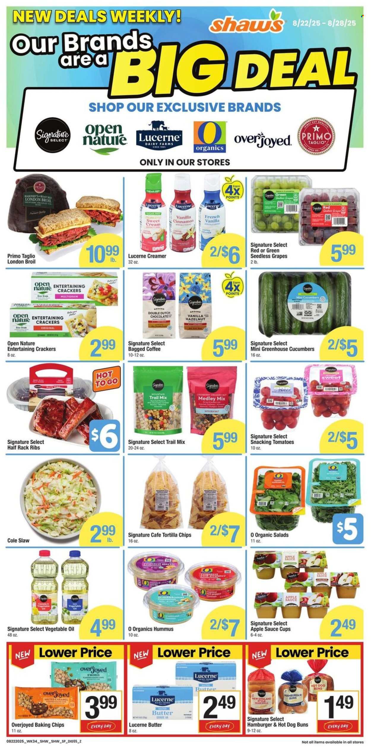 Shaw’s ad - 08/22/2025 - 08/28/2025. Page 1