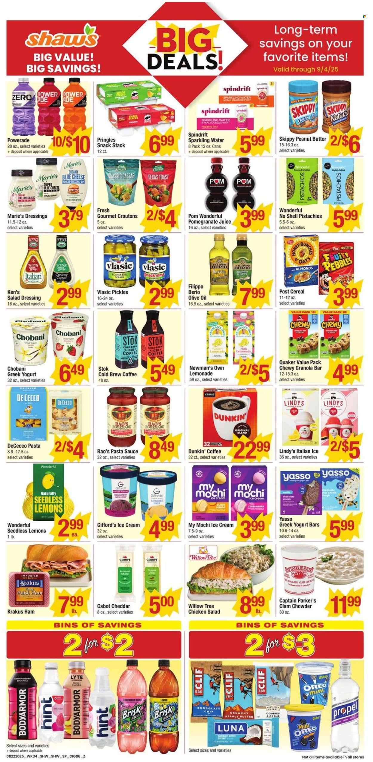 Shaw’s ad - 08/22/2025 - 08/28/2025. Page 2