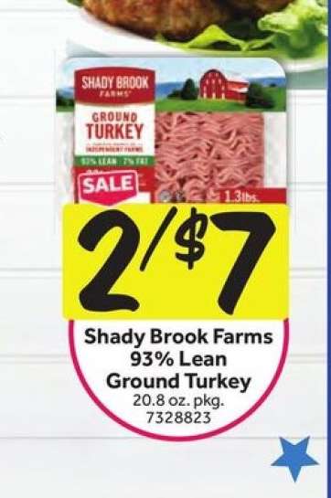 Shady Brook Farms 93% Lean Ground Turkey