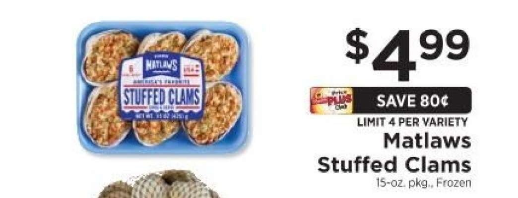 Matlaws Stuffed Clams
