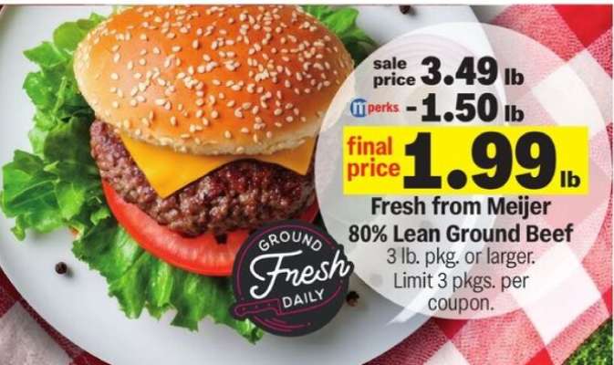 80% Lean Ground Beef